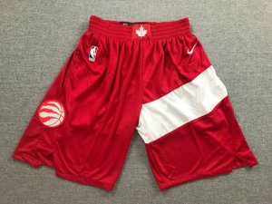 NBA Toronto Raptors 2019 earned shorts Rouge Brodé